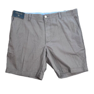 Roundtree & Yorke Casuals Chino Shorts Men's Size 40 7" Inseam Gray New Straight